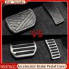 Чехлы на педали газового тормоза автомобиля из нержавеющей стали для Suzuki SX4 Aerio Ciaz Vitara S-Cross Splash Ignis Kizashi Sidekick