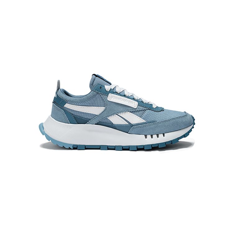 Reebok Cl Legacy W Comfortable Versatile Fabric Synthetic Leather Low-Top Lifestyle Casual Shoes Unisex Sneaker Blue 100222158