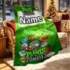Custom Name Personalized Plants vs. Zombies Print Blanket, Home Decor, Bedroom, Sofa, Camping, Couch, Gifts for Birthday Christmas