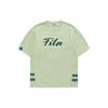Fila Letter Brand Logo Print Round Neck American Vintage Short Sleeve T-Shirt Men Tops Vintage-Green T11M326102F-GN