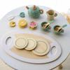 Food Afternoon Tea Set Toy Timbered  Early Educational Toys   Children Toys