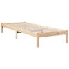 VidaXL Cadre de lit extra long sans matelas 80x220 cm bois massif pin, lit, meuble de chambre, lit en bois, lit simple, 852414