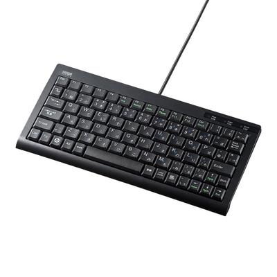 Sanwa Supply Mini Slim USB клавиатура пантограф без цифровой клавиатуры черный & SKB-SL28BK