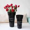 Пластиковые ведра для демонстрации цветов Скандинавские кашпо для растений Ведра для цветов Домашний свадебный декор