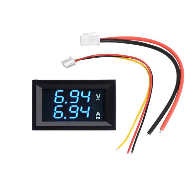 DC0-100V 10A LED Digital Voltmeter Ammeter Voltage Meters Tester Current Detector Monitor Panel Module Electrical Instruments