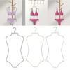Foldable Lingerie Hanging Rack Body Shape Clothing Hanger  Stores Boutiques Show Window