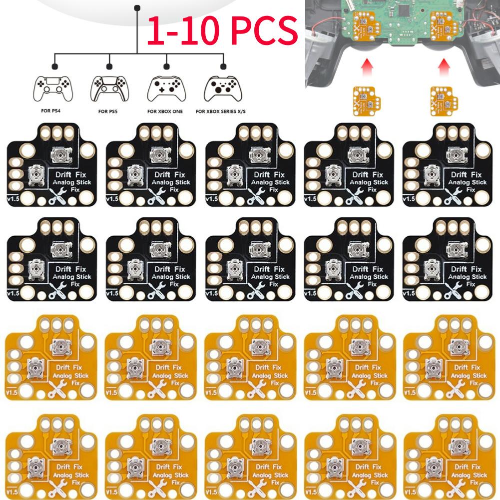 1-10Pcs Gamepad Joystick Drift Repair Board Controller for PS4 PS5 Xbox One Controller Analog Thumb Stick Drift Fix Mod