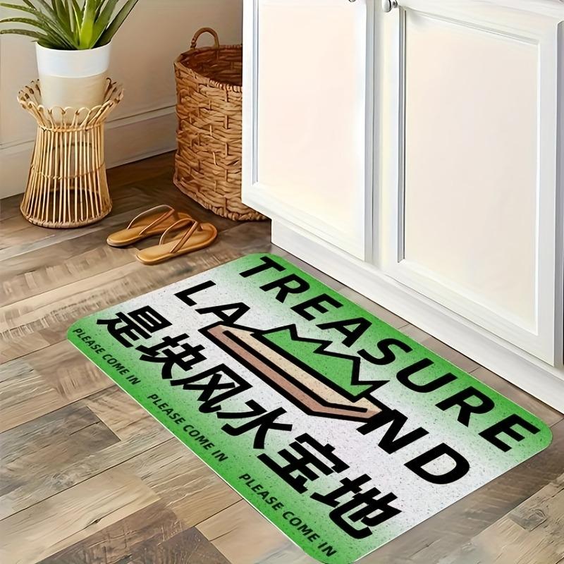 1PC Buttle Tea Hamster Kitchen Rug Non-Slip Door Mat Pop design Bathroom Rug Bath Mat Carpet for Home Sink Laundry ecoreeree