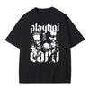 Набор из футболки с принтом рэпера Playboi Carti Мужской Хип-Хоп Весна-Лето 2026 Новая Мода Поп-музыка Футболка с коротким рукавом Шорты