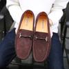 High Quality Men Summer Shoes Luxury Brand Loafers Men Shoes Casual Suede Slip On Breathable Comfortable Nubuck Moccasins Shoes
