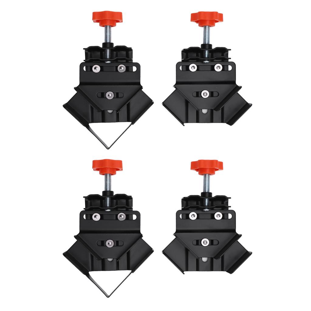 4 шт. Угловой зажим из нержавеющей стали 2 открытого типа 2 закрытого типа Регулируемый 90-градусный прямоугольный зажим для