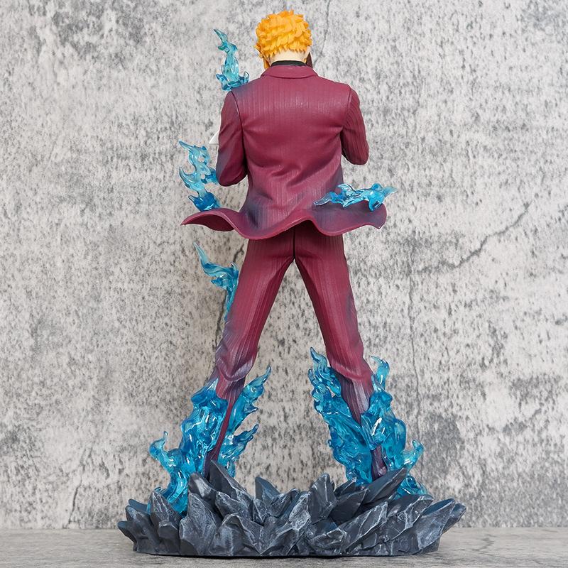 В наличии Tenhui One Piece Санджи Синее Пламя ПВХ Статическая Статуя Модель Аниме Коллекционная Модель Настольное Украшение Подарок Для Фанатов