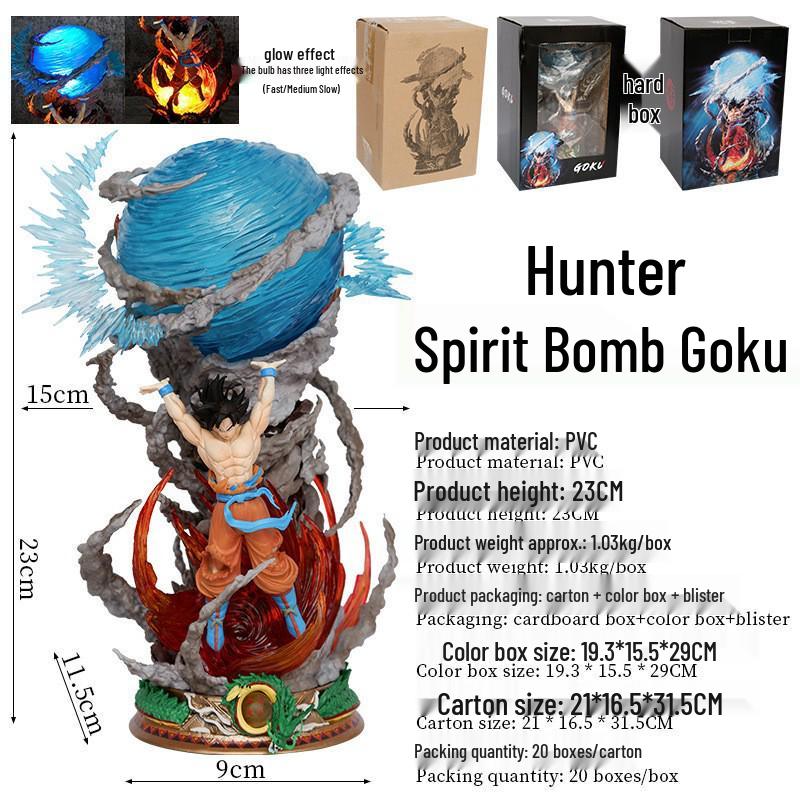 Драконий Жемчуг Светящаяся Фигурка Гоку Сфера Духа Премиум Версия Игрушка Украшение