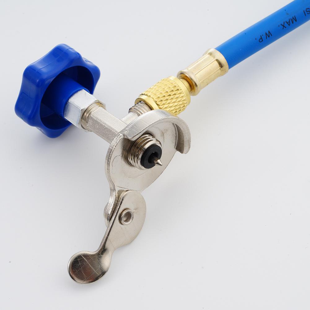 R134a Кондиционер Фреон Заправка Шланг Манометр Набор Инструменты Для Автомобильного Кондиционирования Воздух 1/2'' Адаптер Заправка Газ Хладагент