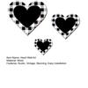 3 Pcs Wooden Heart Wall Decor Vintage Heart Shaped Wall Sign Rustic Hanging Love Plaque for Kitchen Bedroom Bathroom Living Room Farmhouse