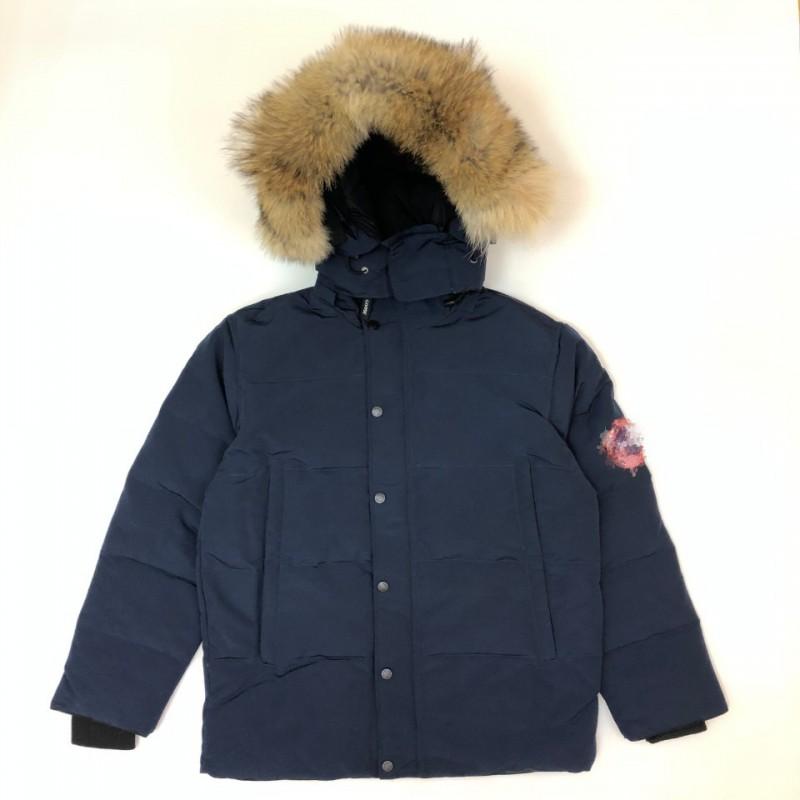 Mens Womens Thick Winter Down Jacket With Detachable Wolf Fur Collar - 85-90% Duck 700FP Windproof -30C