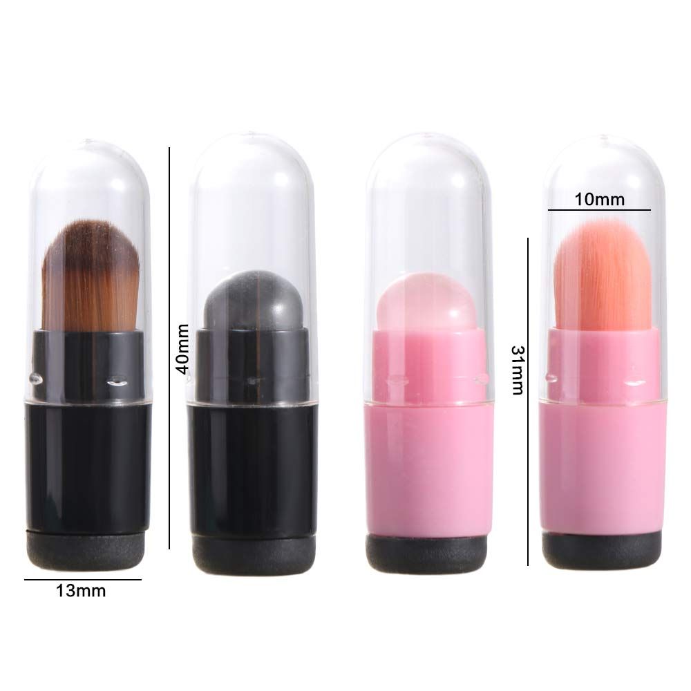 Soft Brush Head Silicone Lip Brush Silicone Brush Head Portable Mini Lip Brush Washable Multi-purpose Concealer Brush Out-carry