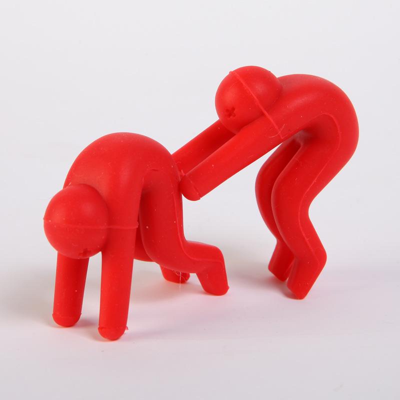 1 шт. Силиконовая подставка-лифтер в виде злодея, силиконовая крышка для кастрюли с защитой от перелива, подставка для ложки, палочек для еды, подставка для мобильного телефона в виде злодея