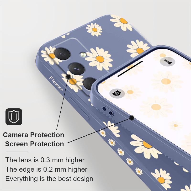 Чехол-гармошка «Ромашка» для Samsung A55 A35 A25 A15 A56 A36 A26 A17 A16 A07 A06 A05 A05S A54 A34 A24 A14 A04 A04S A04E 4G 5G
