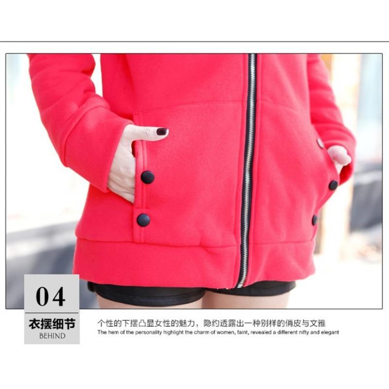 Женские модные повседневные однотонные куртки с капюшоном и пальто с капюшоном на осень и зиму с однотонным принтом