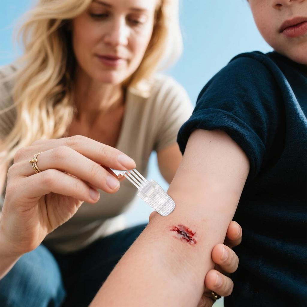 Wound Closure Strips Wounds Without Stitches - Sutures - Laceration Closures 3PC