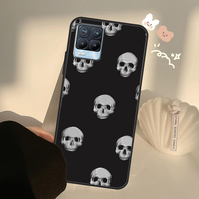 Забавный череп для Realme 8 9 Pro Plus GT Neo 2 GT Master 9i 8i, чехол для телефона OnePlus 9 10 Pro 9R Nord2