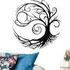 Metal Wall Art Creative Tree Shaped Decoration Practical Easy To Use Modern Hanging Sculpture