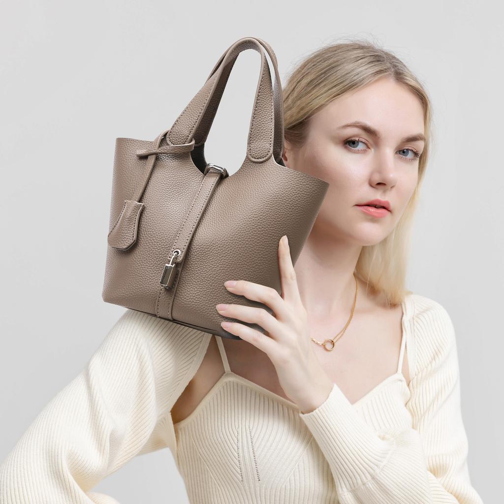 Сумка-ведро, Нишевая корзина для овощей, Женская сумка, Высококачественная маленькая сумочка, Модная сумка через плечо для поездок на работу, Сумка с текстурой