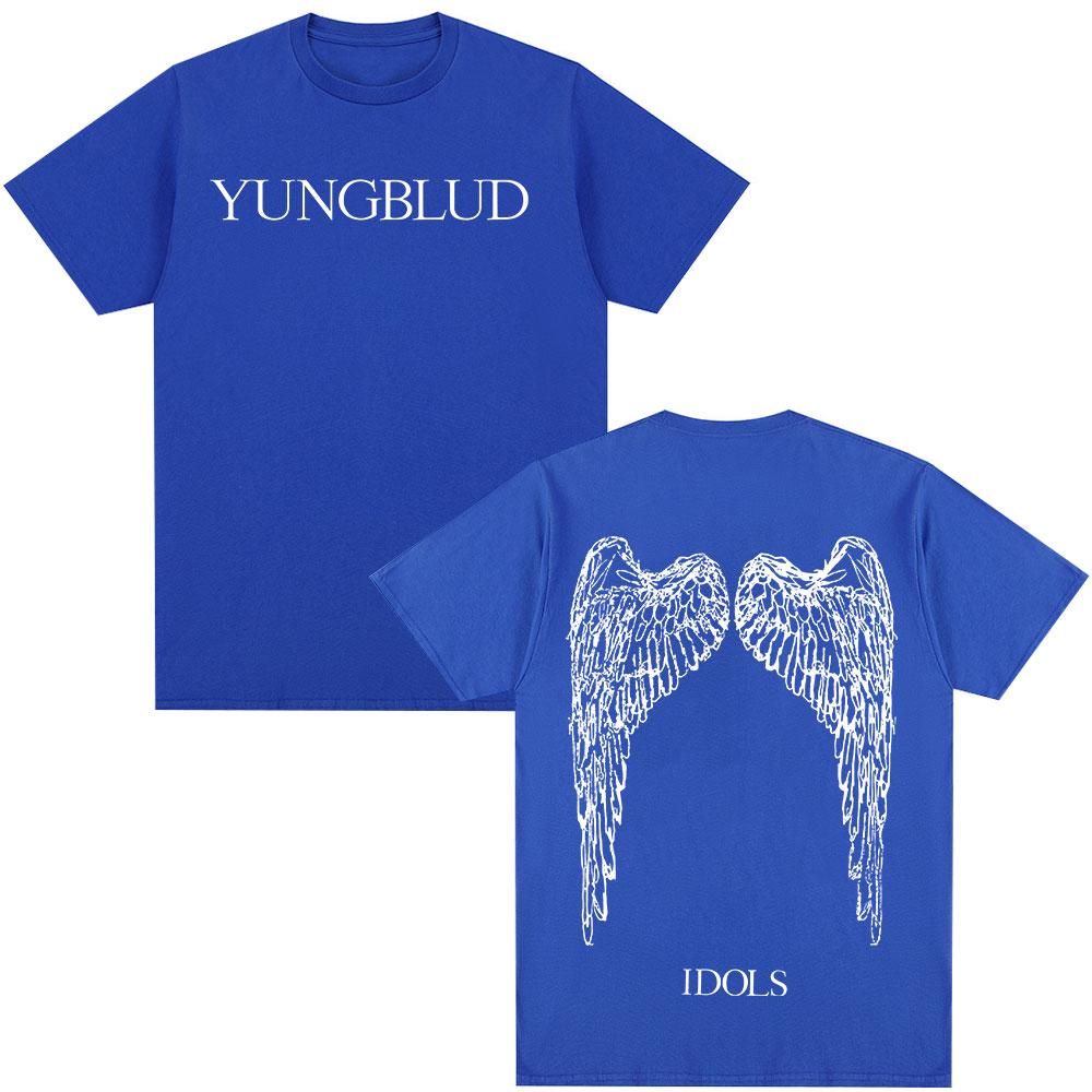 Yungblud IDOLS Wings Album Tour 2025 T Shirt Fans Gift Unisexs Women Hip Hop Short Sleeve Tshirts Oversized Casual Cotton Tshirt