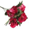 10 head Party Home Room  Wedding Artificial Silk Bouquet Pansy Flower Plant Bunch Floral Decor