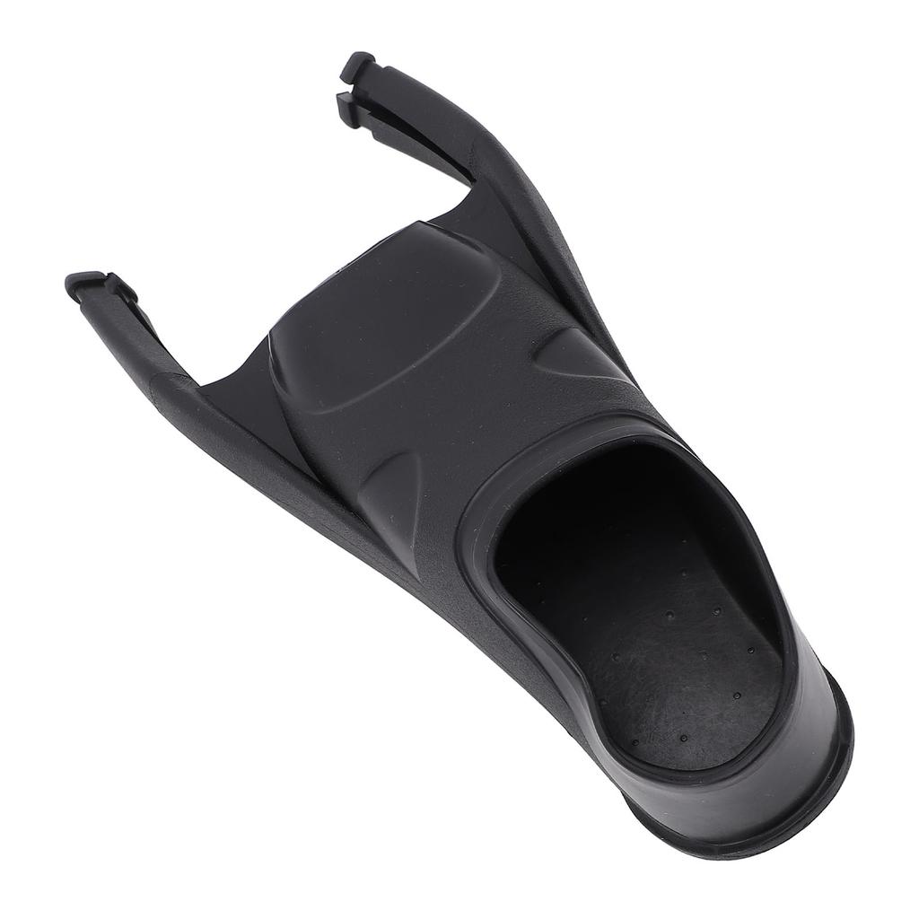 Freediving Fin Foot Pocket TPR Longblade Long Wing Diving Fin Foot Pocket for Swimming Equipment Black S(37 To 38)