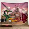 Гобелен с тотемом китайского дракона, настенное украшение, настенный гобелен для спальни