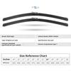 OEM-Style Frameless Silent Wiper Blades for GAC AION V / AION V Plus  Front Windshield Wiper Blade Refills for GAC AION V 2020 EV