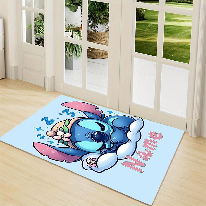 Custom Name Stitch Dreams Clouds Carpet Rug Customizable Soft Washable Anti-Slip Home Living Room Sofa Mats Personalized Rug. 0909373