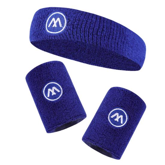 1 Set Sports Sweat Bands Sweat-absorbing Quick-drying High Elastic Nylon Cloth Wrist Guards