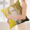 Banana Fish Pillow Cover for Bedroom Room and Living Room Sofa Decorative Cushion Cover