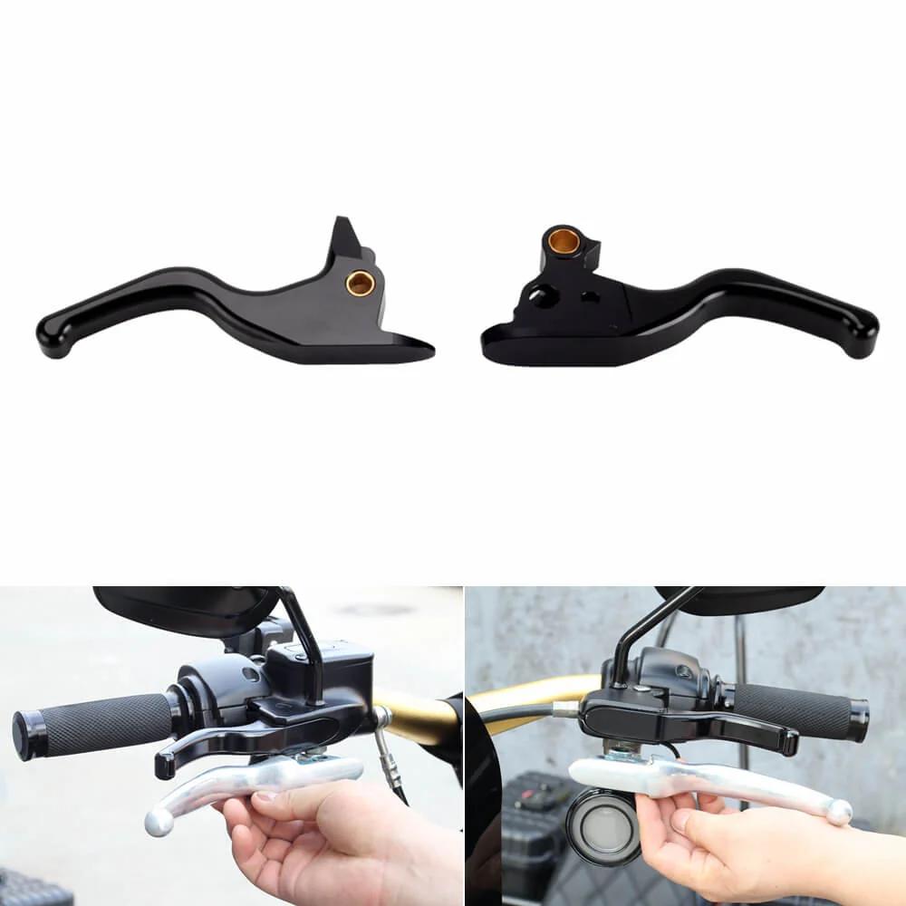 Custom Edge Cut Hand Control Lever Kit for Harley Softail Street Bob Low Rider S Breakout 114 Models