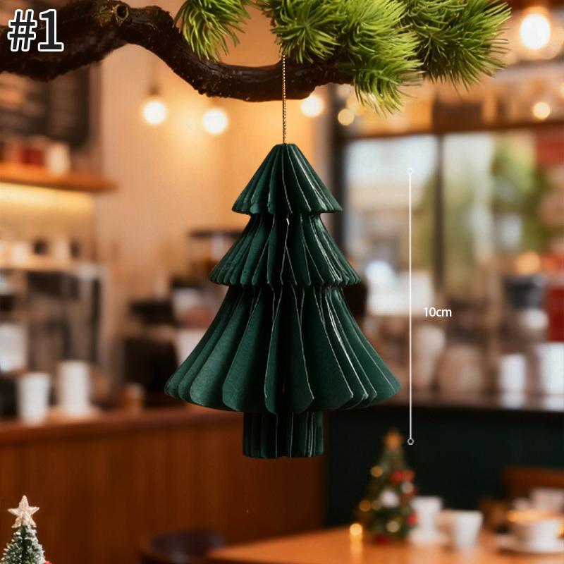 Christmas Bell Hanging Decoration Doorbell Christmas Party Hanging Decoration Creative Glitter Christmas Tree Keychain Pendent