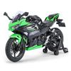1/12 Kawasaki Ninja 400 Alloy Diecast Motorcycle Model Vehicle Collection Sound & Light Off Road Autocycle Toy Car Model