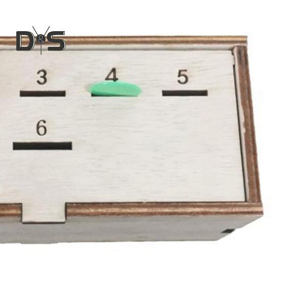 Игра «Пенни» с коробкой из соснового дерева, игральные кости, зеленая монета, 2–6 игроков, соревновательная игра для детей, взрослых, семейная стратегия, бросок, настольная игра, подарок на день рождения, Рождественский подарок