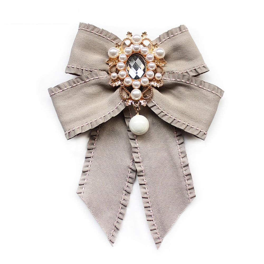 Brooch Women's JK Bow Tie Polyester Fabric Bowknot Shirt Bowtie Fashion Ribbon Bow Tie Shirt
