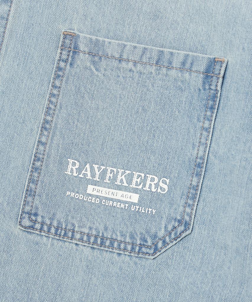 RAYFIKERS Logo Denim Shirt Light Indigo (Mp1Yu103-062)