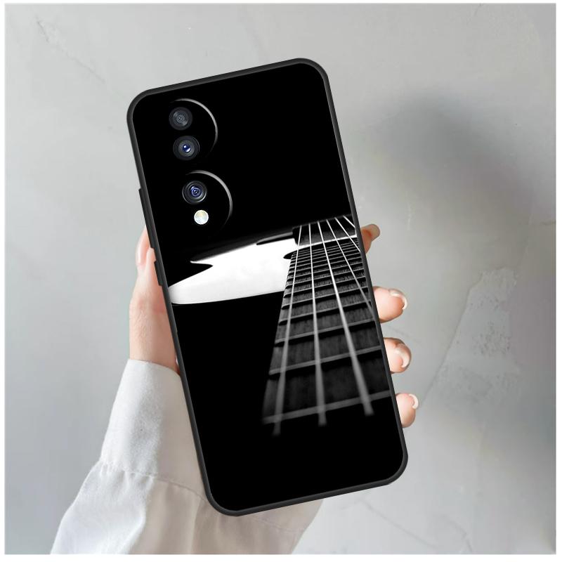 Винтажные Музыкальные Гитары Чехол Для Honor Magic 8 Pro 6 7 Lite Для Honor Win RT 50 70 90 200 400 X8c X8b X9a X9b X9c X9d