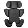 Innokids Stroller Seat Cushion with Separate Head Pillow and Side 3D Mesh Head Support Pads, Construction, Washable, All-Season (Black)