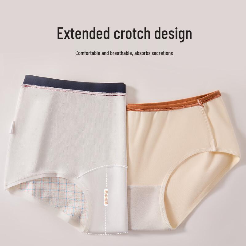 Fenteng Sweet Lace-Trimmed Cotton Panties for Teens (3-Pack)