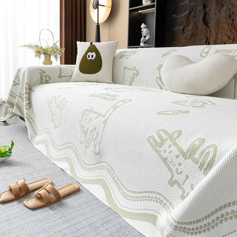 Летнее ледяное диванное полотенце для домашнего декора, нескользящие универсальные чехлы для дивана, всеобъемлющее одеяло для дивана, одеяло для кондиционирования воздуха