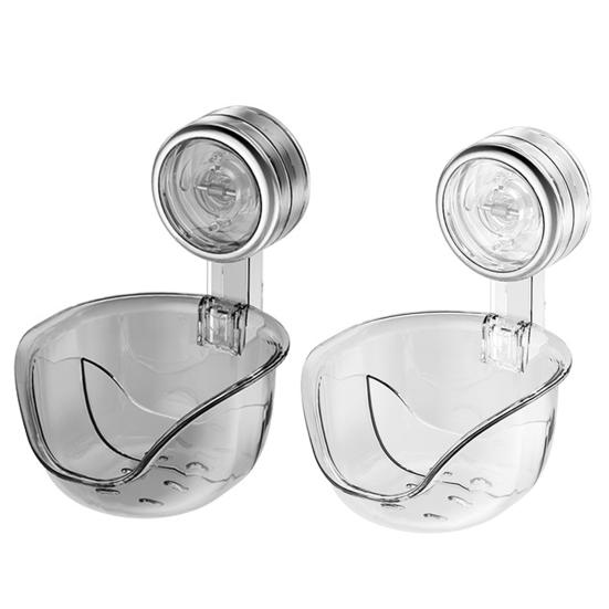 Подставка для хранения в ванной комнате Yousheng, органайзер для косметики, прочная несущая прозрачная конструкция, простая установка, настенная мыльница для душа с присоской