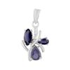 Silver Pendant with Iolite (2124337)