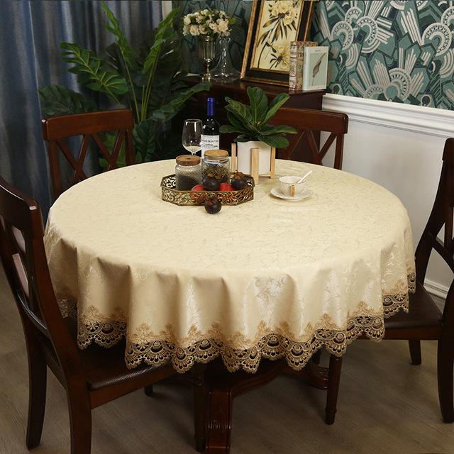 Новая китайская усовершенствованная скатерть Sense, водонепроницаемая и маслостойкая, не требующая стирки, новая большая круглая скатерть для чайного столика