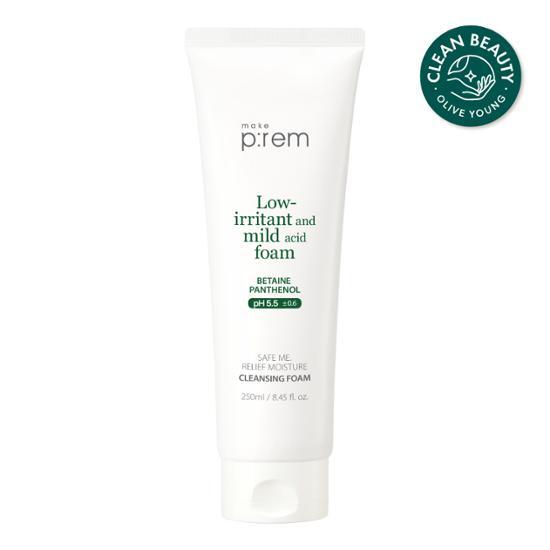 Make P:REM Safe Me Увлажняющая очищающая пенка 250 мл